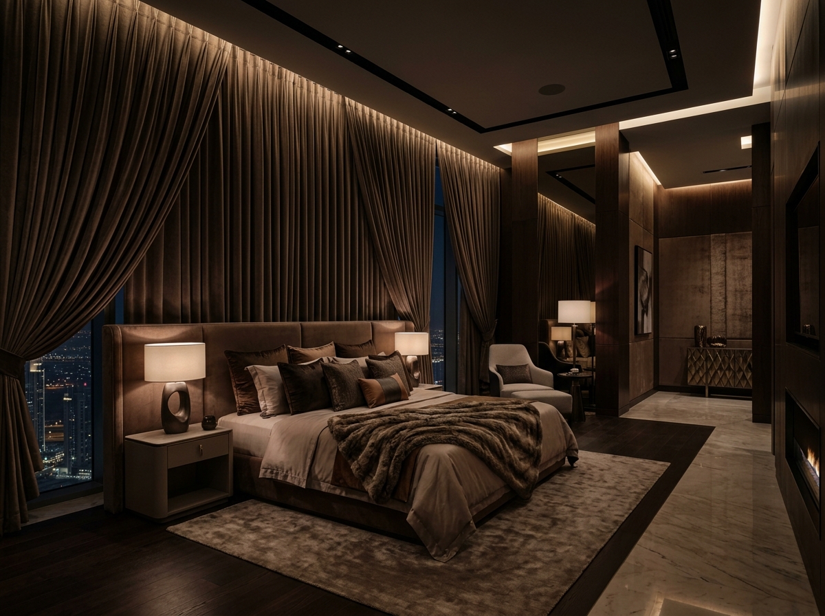 100% Total Blackout Velvet Drapes