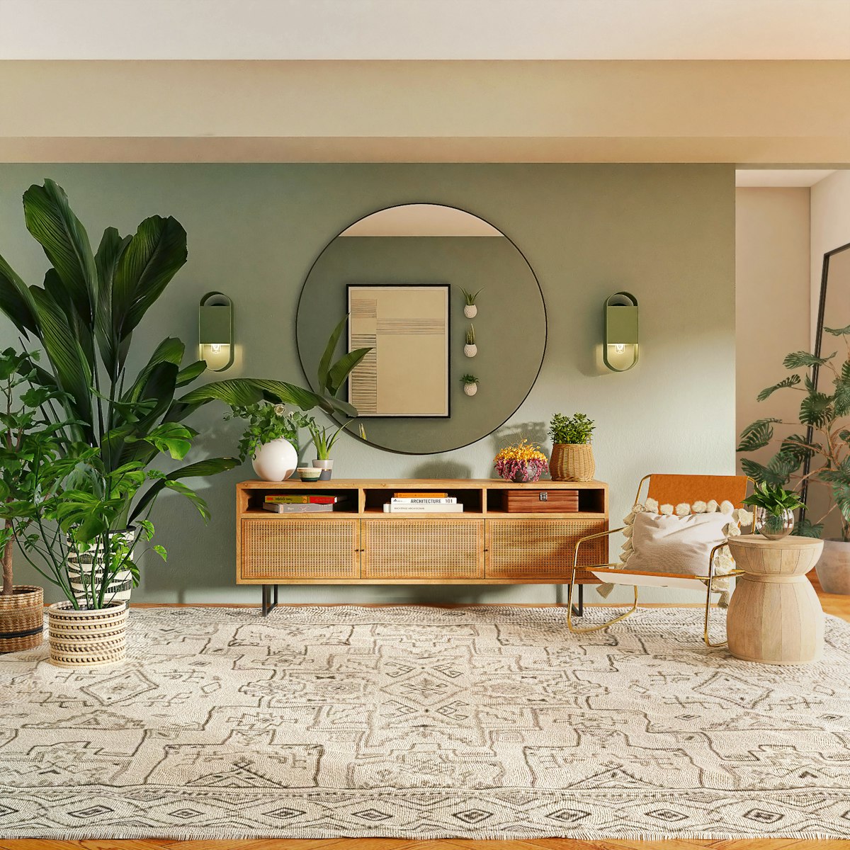 Downtown Penthouse Living Area