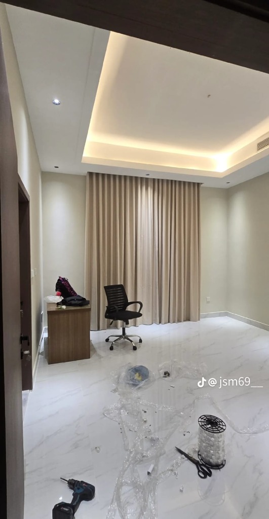 Recessed Architectural Track Ripplefold Curtains