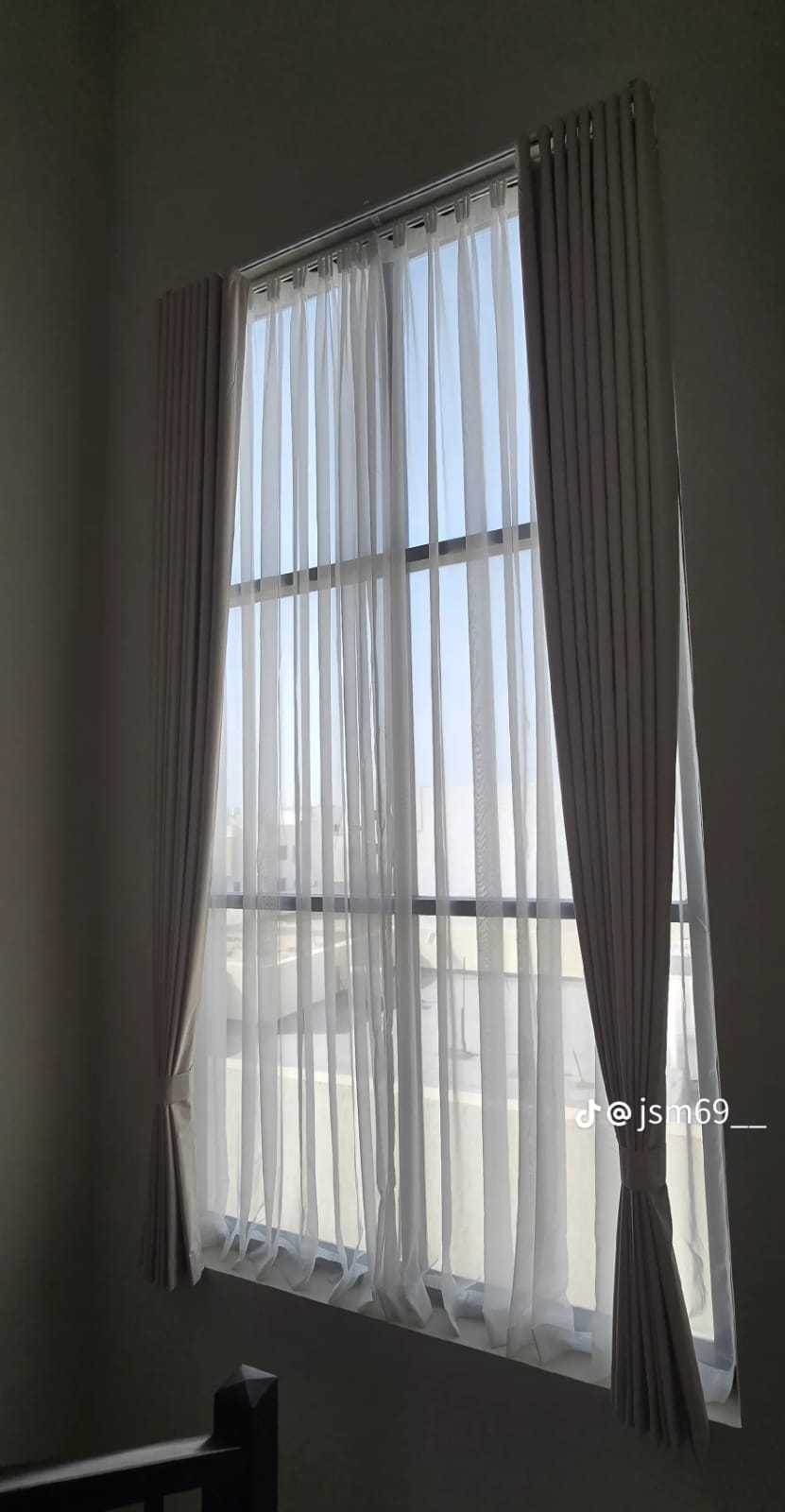 Luminous Chiffon Sheer Curtains with S-Fold Track
