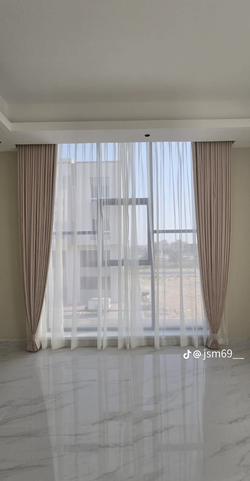Linen Sheer Voile with Soft Diffused Daylight Filtration