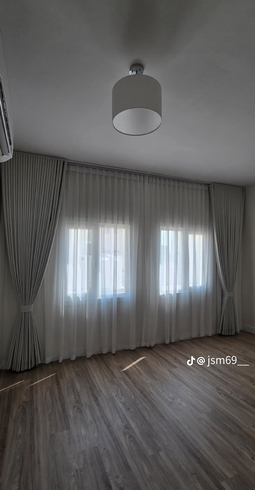 Smart Motorized Ripplefold Wave Curtains with App Control